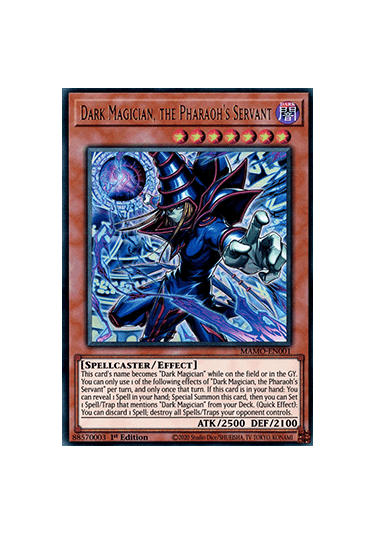 Dark Magician, the Pharaoh’s Servant (V.1 - Ultra Rare)