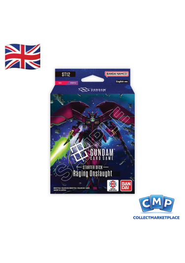 Gundam ST-12 Starter Deck: Raging Onslaught Red and Purple ENG