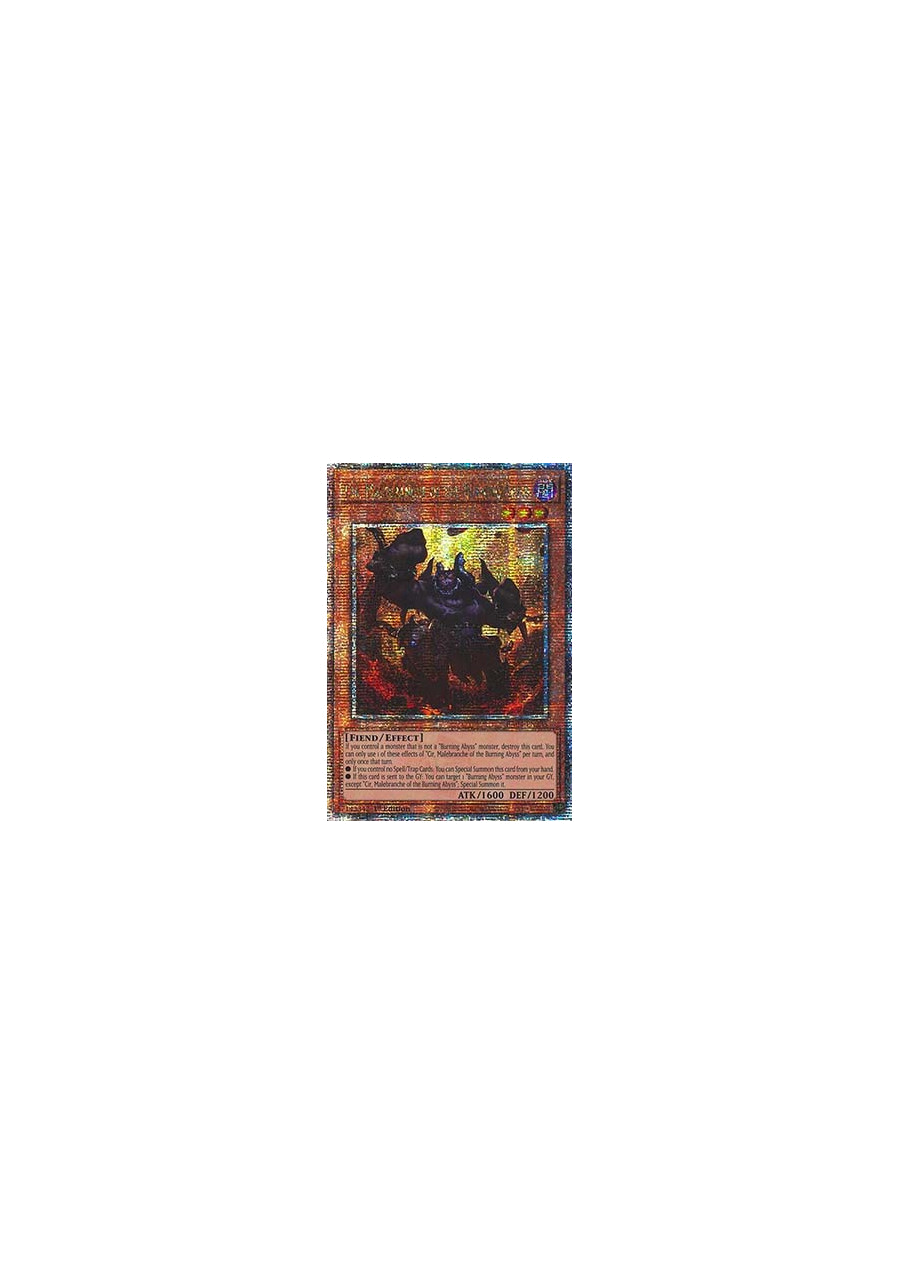 Cir, Malebranche of the Burning Abyss (V.2 - Quarter Century Secret Rare)