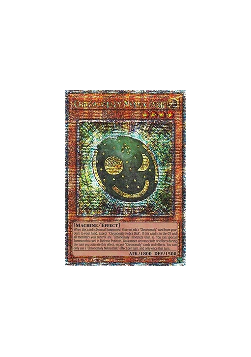 Chronomaly Nebra Disk (V.2 - Quarter Century Secret Rare)