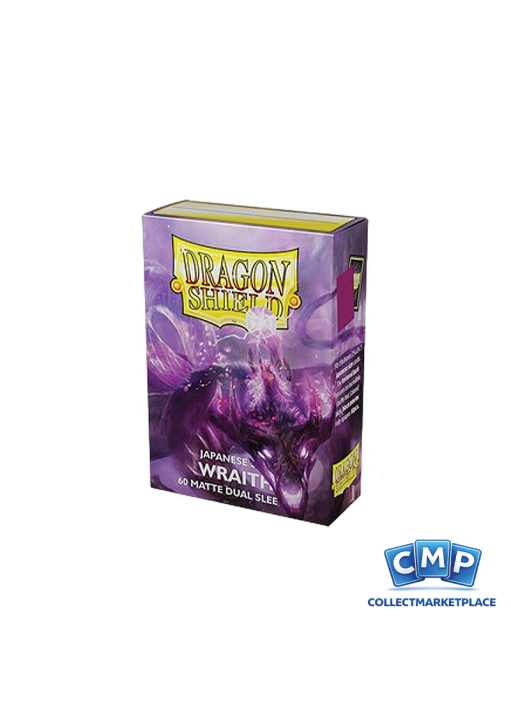 60 Small Dragon Shield Sleeves - Dual Matte Wraith Japanese