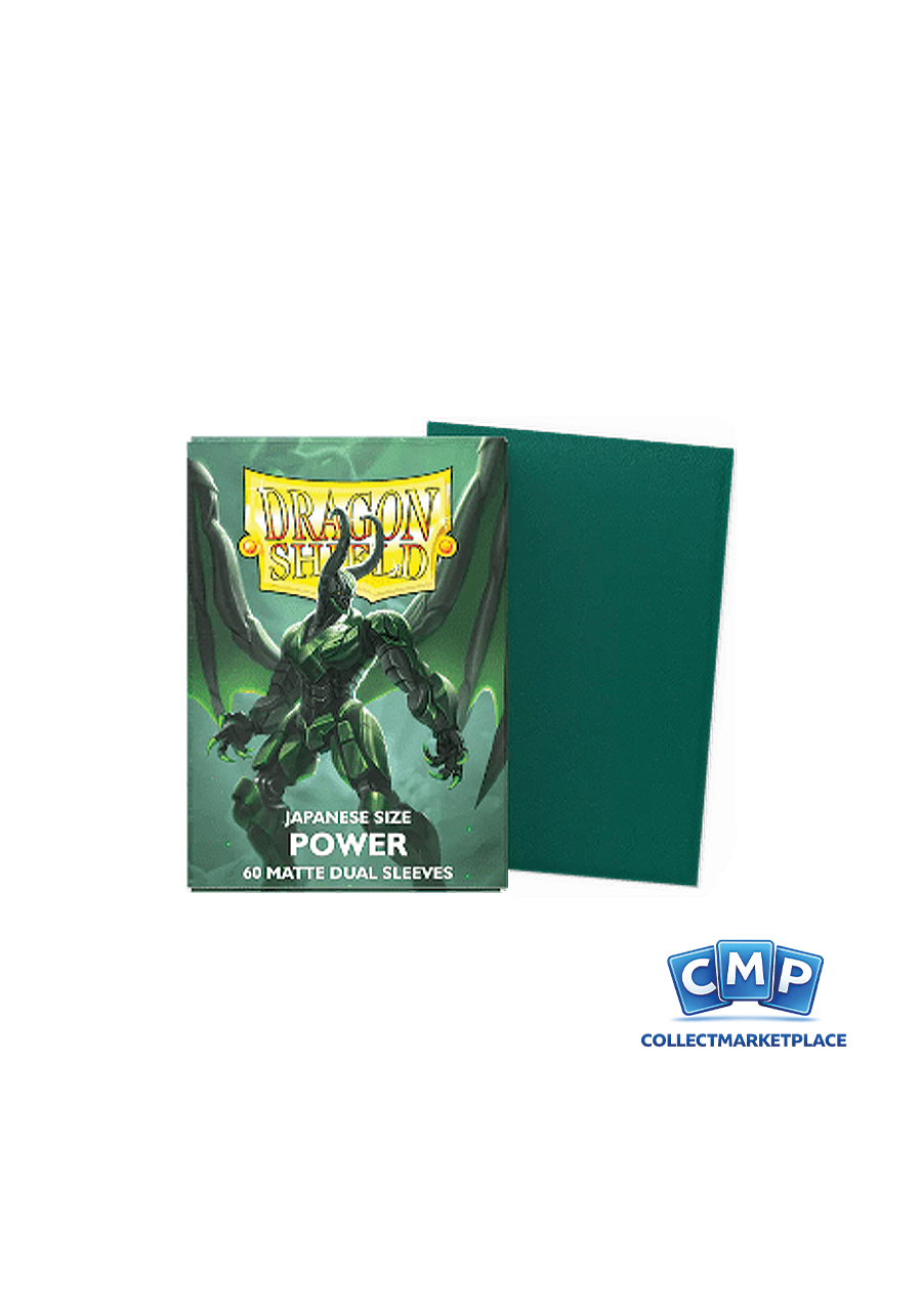 60 Small Dragon Shield Sleeves - Dual Matte Power Japanese