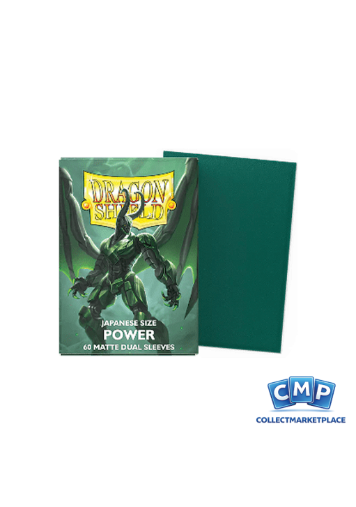60 Small Dragon Shield Sleeves - Dual Matte Power Japanese