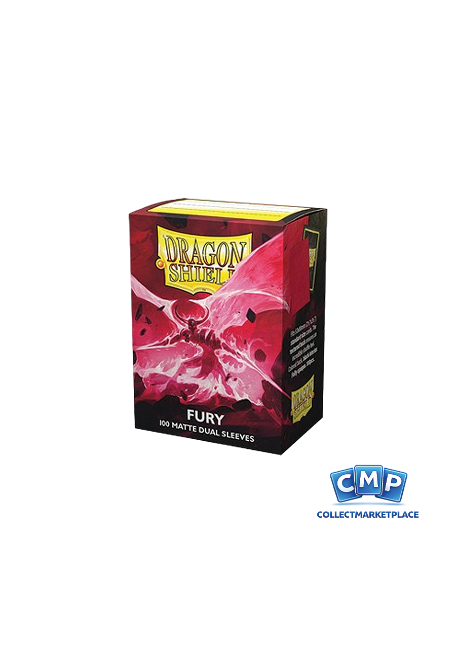 100 Dragon Shield Sleeves - Dual Matte Fury Standard