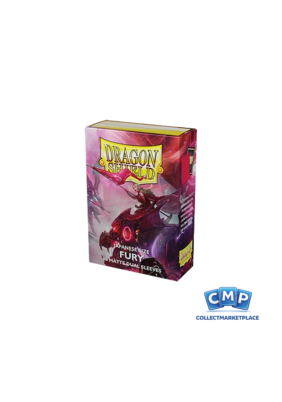 60 Small Dragon Shield Sleeves - Dual Matte Fury Japanese