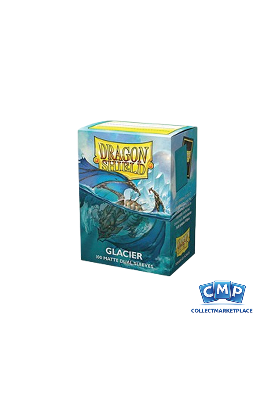 100 Dragon Shield Sleeves - Dual Matte Glacier Standard