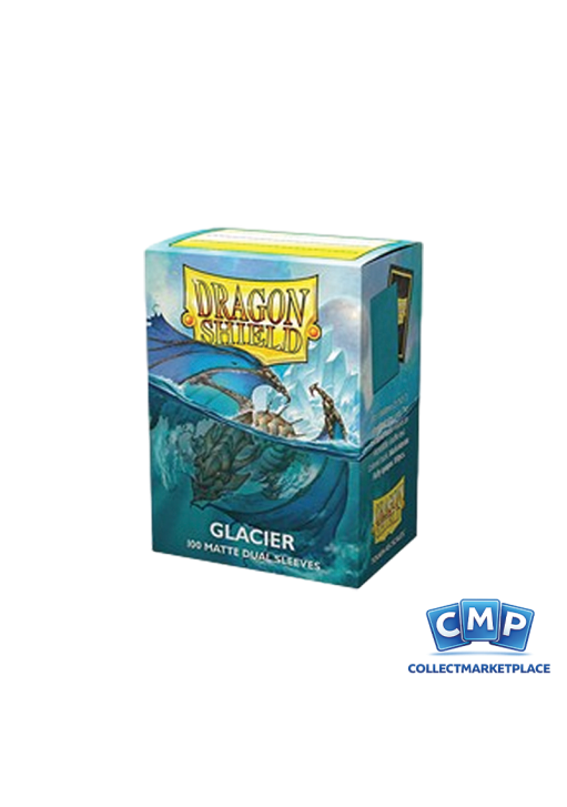 100 Dragon Shield Sleeves - Dual Matte Glacier Standard