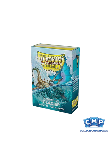 60 Small Dragon Shield Sleeves - Dual Matte Glacier Japanese