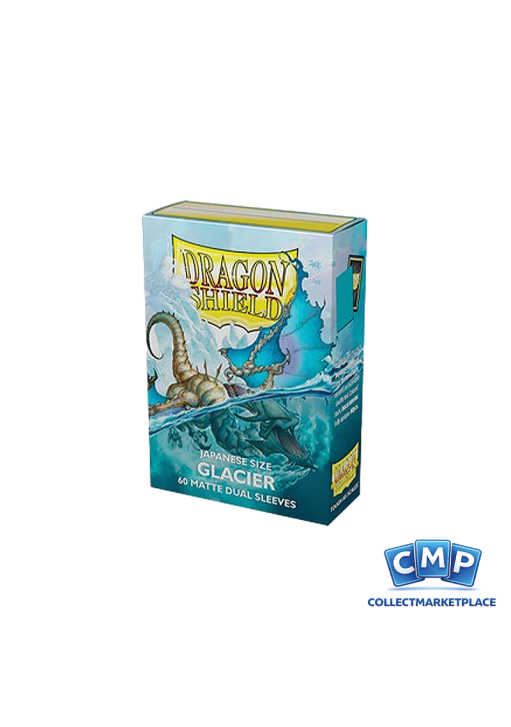 60 Small Dragon Shield Sleeves - Dual Matte Glacier Japanese