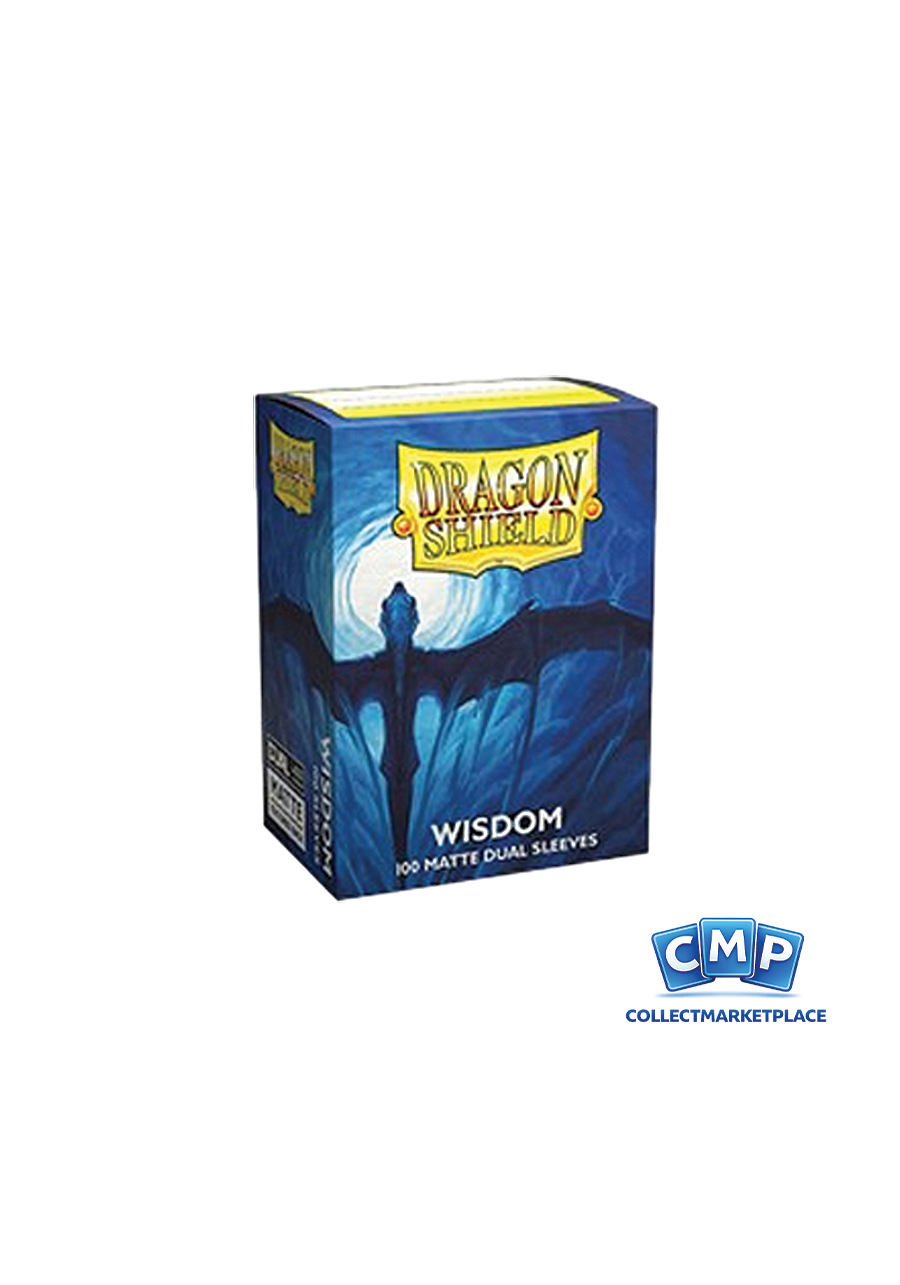 100 Dragon Shield Sleeves - Dual Matte Wisdom Standard