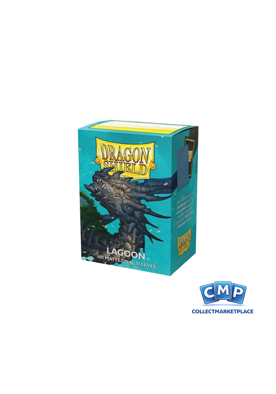 100 Dragon Shield Sleeves - Dual Matte Lagoon Standard
