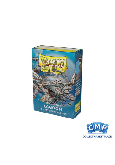 60 Small Dragon Shield Sleeves - Dual Matte Lagoon Japan