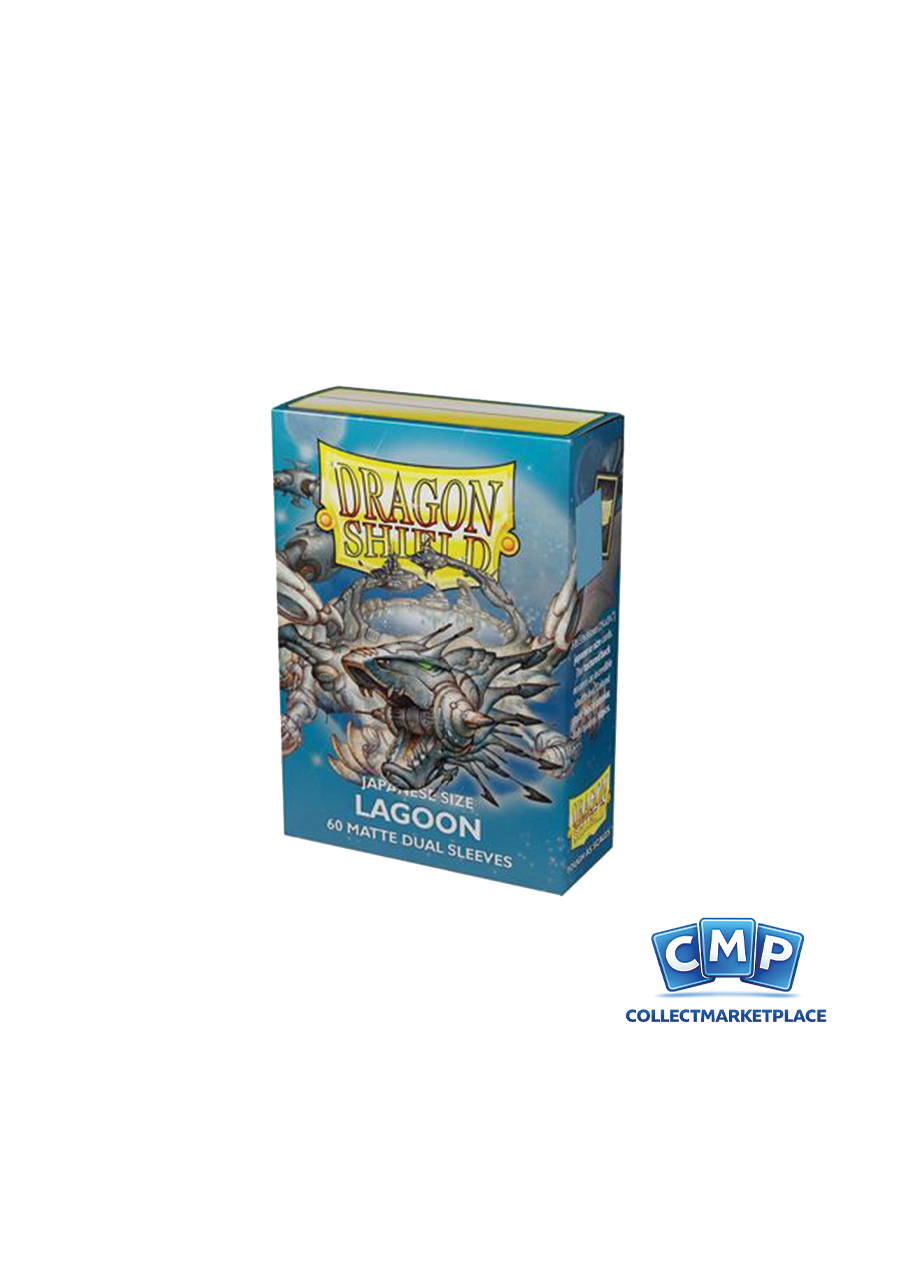 60 Small Dragon Shield Sleeves - Dual Matte Lagoon Japan