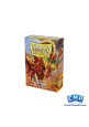 60 Small Dragon Shield Sleeves - Dual Matte Ember Japanese