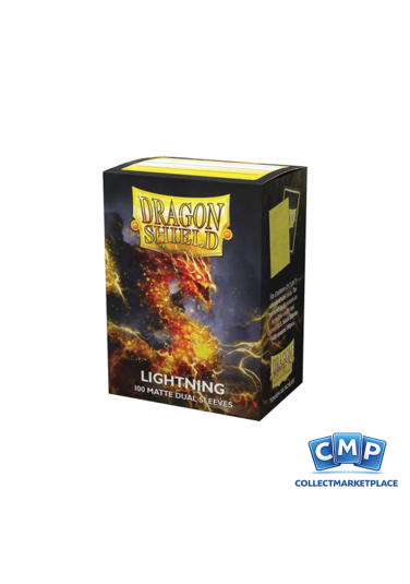 100 Dragon Shield Sleeves - Dual Matte Lightning Standard