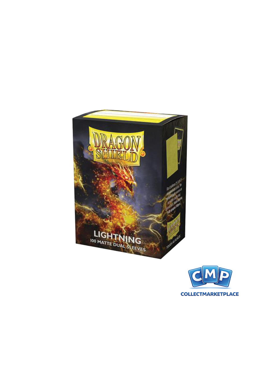 100 Dragon Shield Sleeves - Dual Matte Lightning Standard