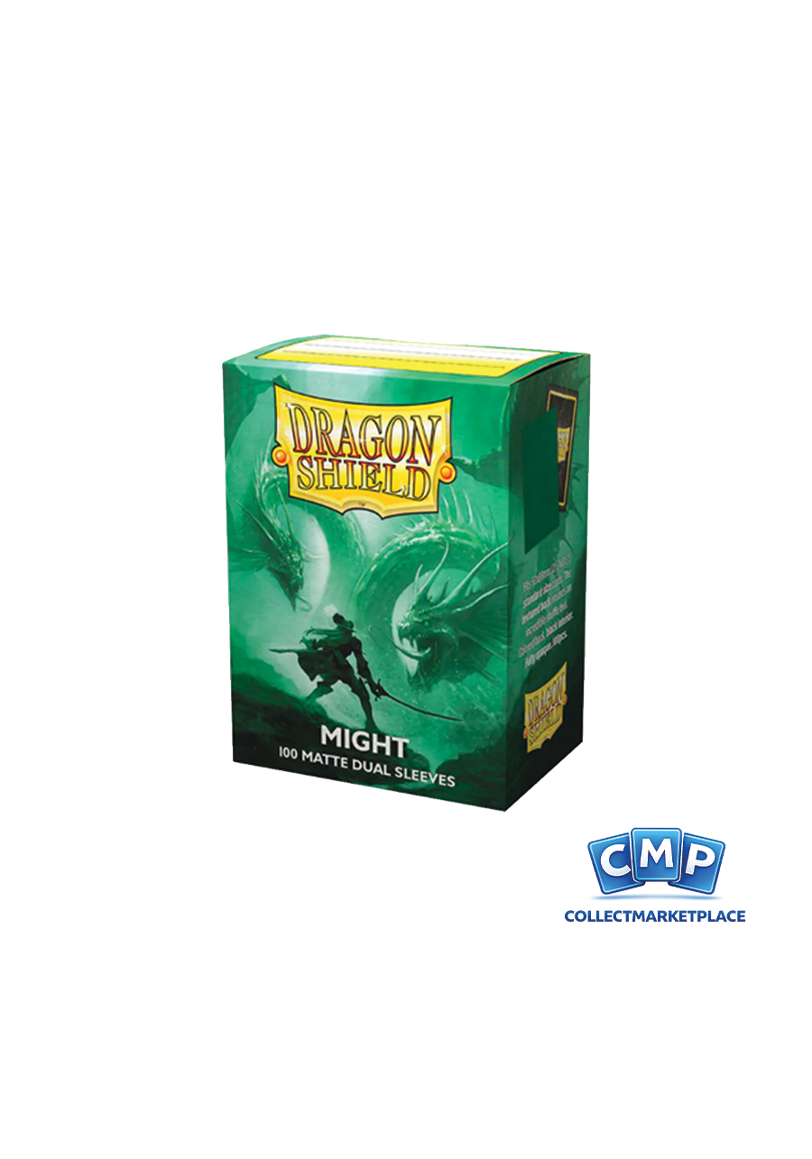 100 Dragon Shield Sleeves - Dual Matte Might Standard