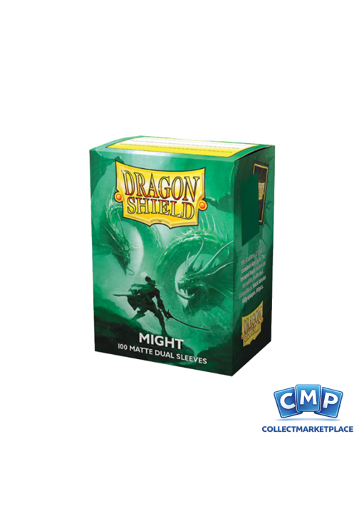 100 Dragon Shield Sleeves - Dual Matte Might Standard