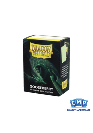100 Dragon Shield Sleeves - Dual Matte Gooseberry Standard