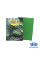 100 Dragon Shield Sleeves - Dual Matte Apple Green & Silver Standard