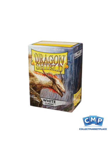 100 Dragon Shield Sleeves - Classic White Standard