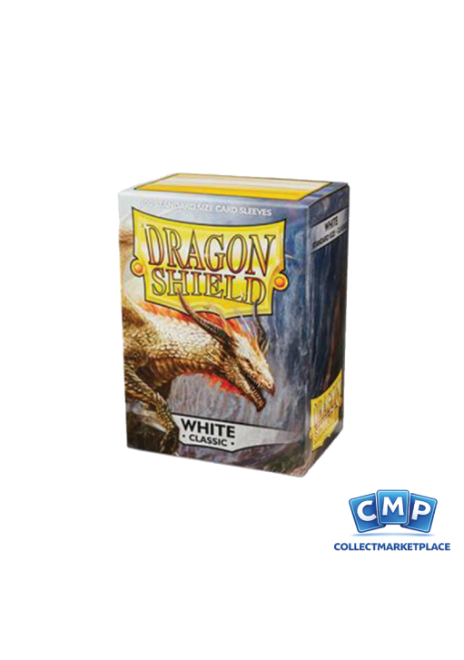 100 Dragon Shield Sleeves - Classic White Standard