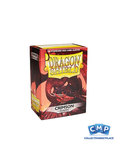 100 Dragon Shield Sleeves - Classic Crimson Standard
