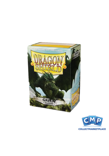 100 Dragon Shield Sleeves - Classic Green Standard