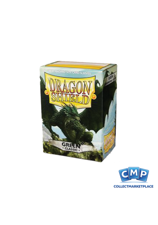 100 Dragon Shield Sleeves - Classic Green Standard