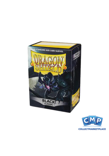 100 Dragon Shield Sleeves - Classic Black Standard