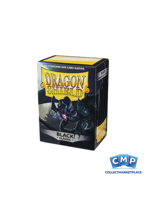 100 Dragon Shield Sleeves - Classic Black Standard