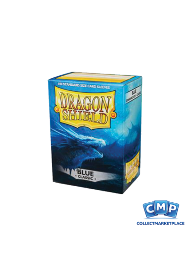 100 Dragon Shield Sleeves - Classic Blue Standard