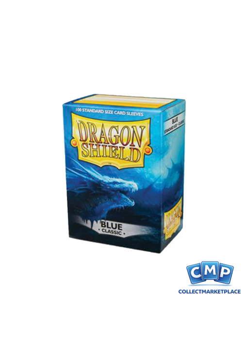 100 Dragon Shield Sleeves - Classic Blue Standard