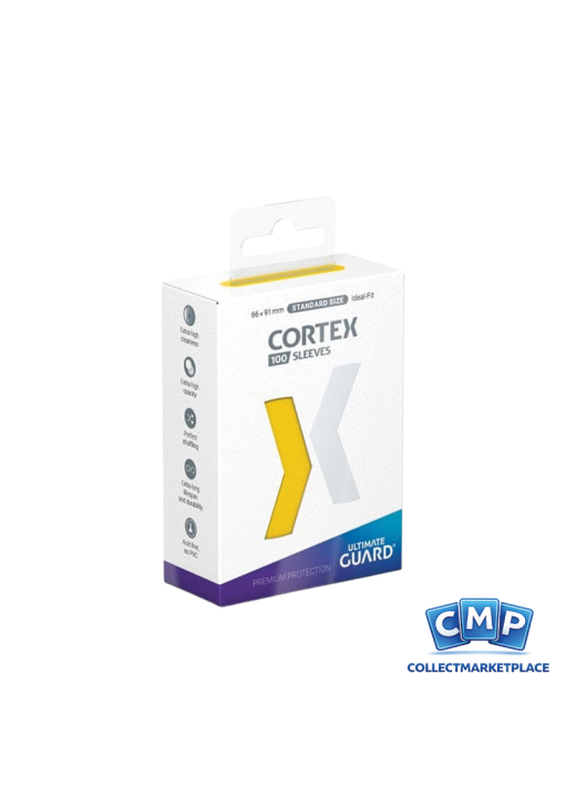 100 Ultimate Guard Sleeves - Cortex Yellow Standard