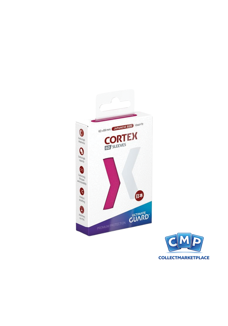 60 Small Ultimate Guard Sleeves - Cortex Pink Japanese