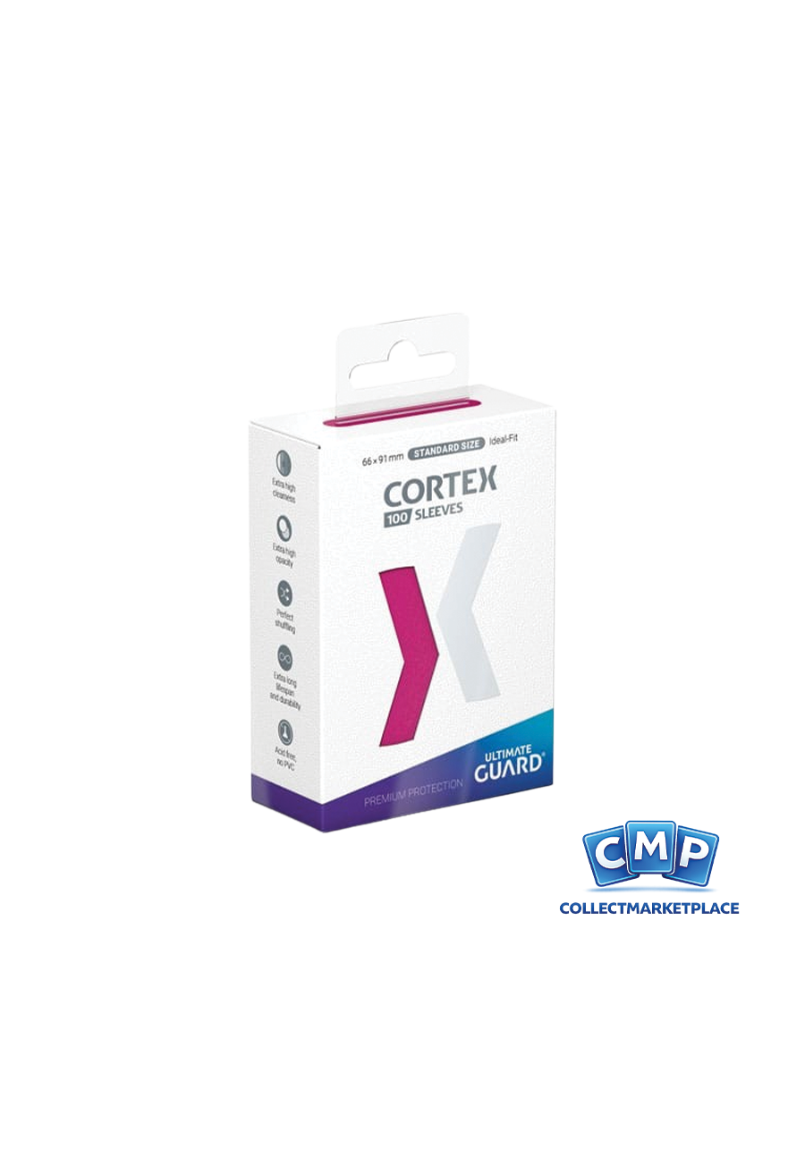 100 Ultimate Guard Sleeves - Cortex Pink Standard