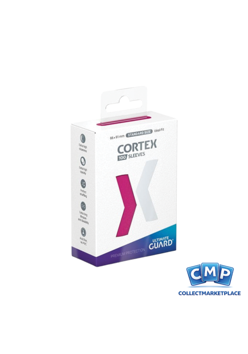 100 Ultimate Guard Sleeves - Cortex Pink Standard