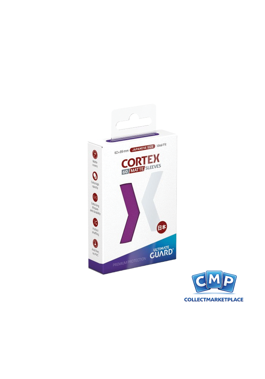60 Small Ultimate Guard Sleeves - Cortex Matte Purple Japanese