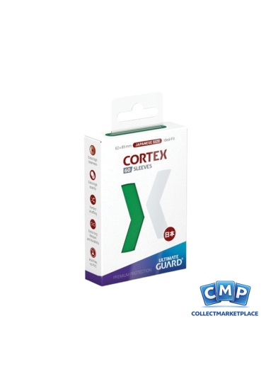 60 Small Ultimate Guard Sleeves - Cortex Green Japanese