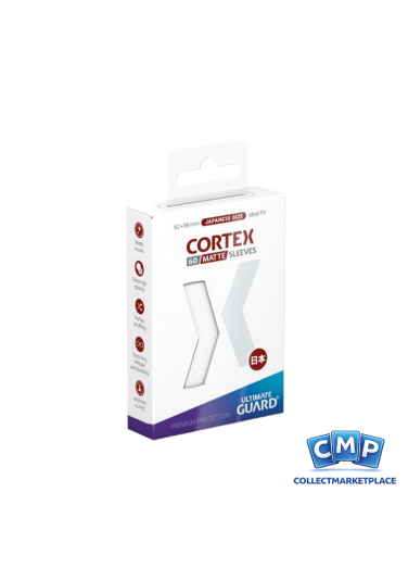 60 Small Ultimate Guard Sleeves - Cortex Matte Transparent Japanese