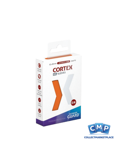 60 Small Ultimate Guard Sleeves - Cortex Orange Japanese