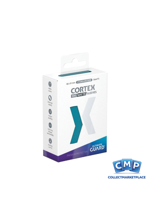 100 Ultimate Guard Sleeves - Cortex Matte Petrol Standard