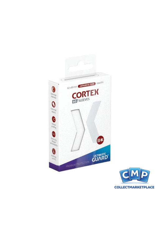 60 Small Ultimate Guard Sleeves - Cortex White Japanese
