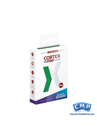 60 Small Ultimate Guard Sleeves - Cortex Matte Green Japanese
