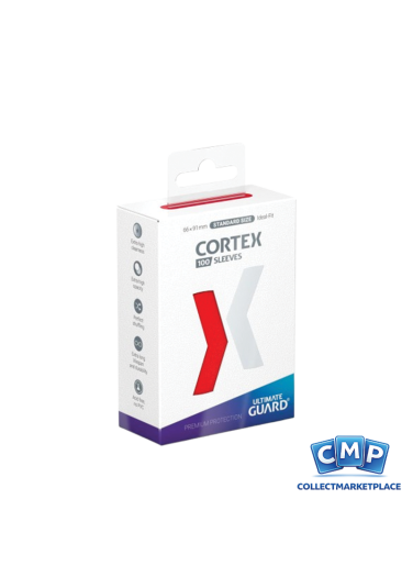 100 Ultimate Guard Sleeves - Cortex Red Standard