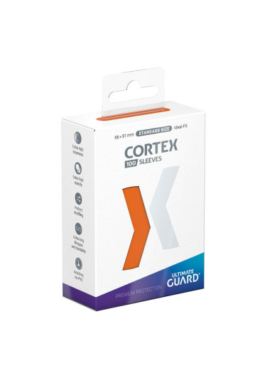100 Ultimate Guard Sleeves - Cortex Orange Standard