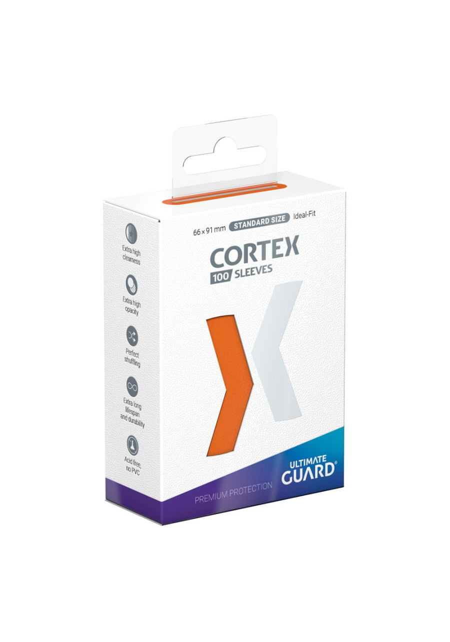 100 Ultimate Guard Sleeves - Cortex Orange Standard