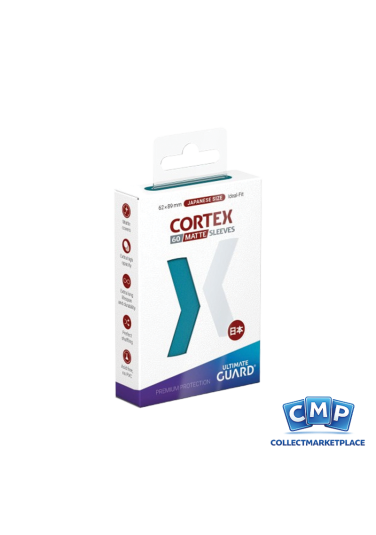 60 Small Ultimate Guard Sleeves - Cortex Matte Petrol Japanese