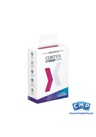 100 Ultimate Guard Sleeves - Cortex Matte Pink Standard
