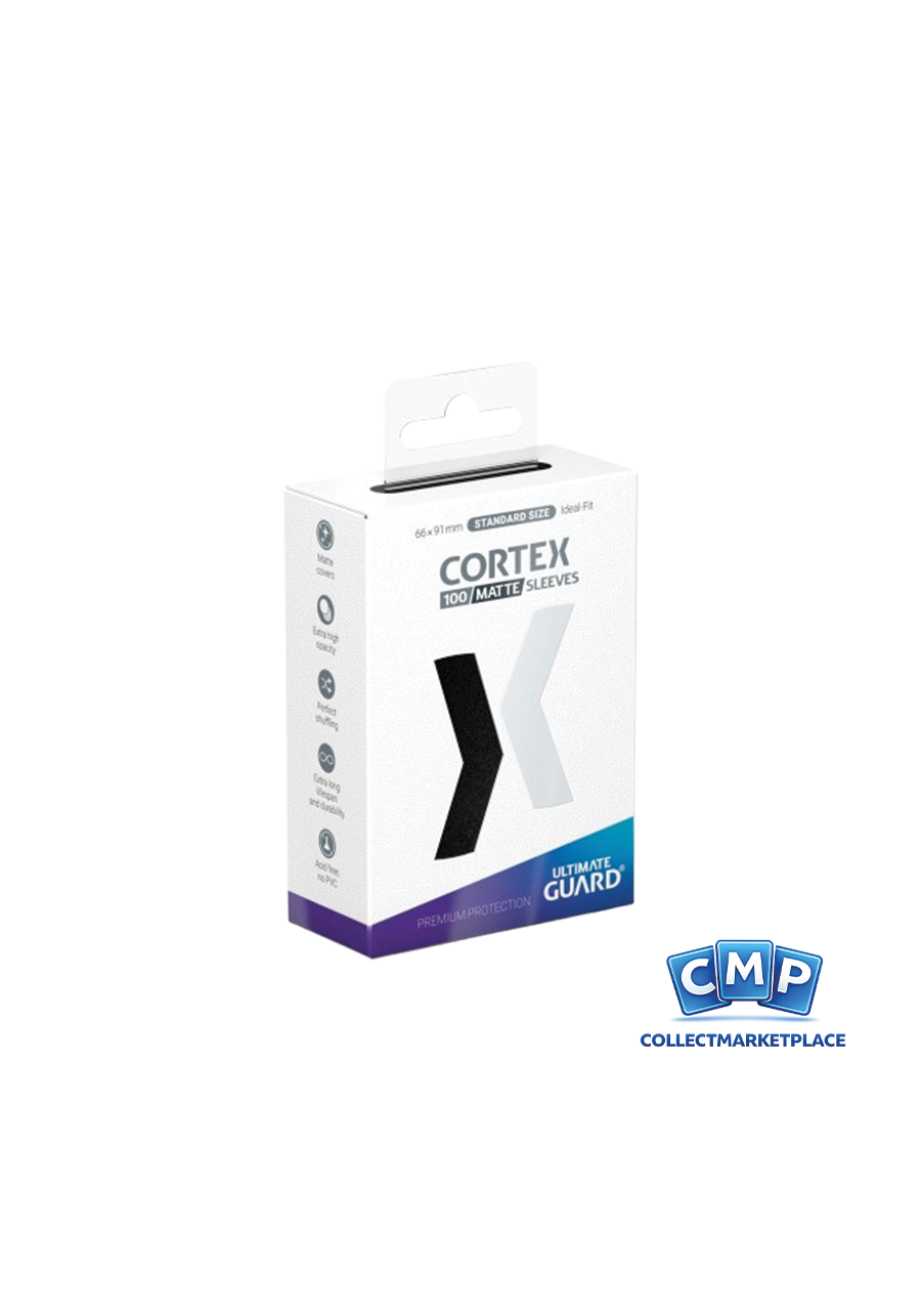 100 Ultimate Guard Sleeves - Cortex Matte Black Standard